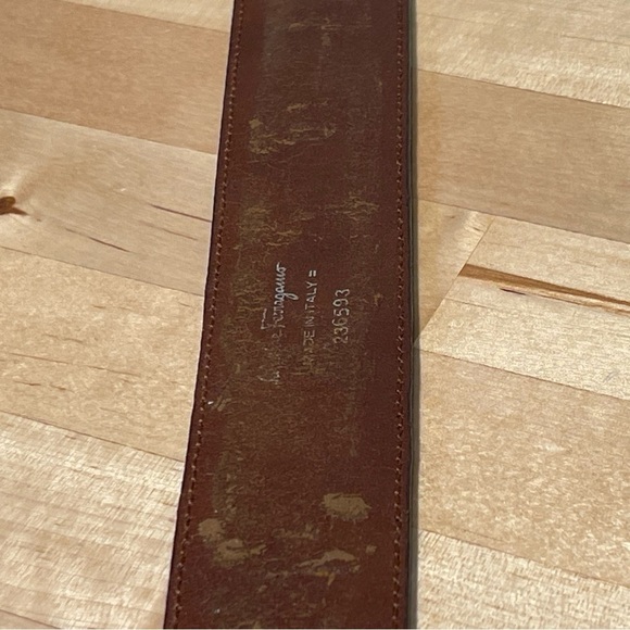 Salvatore Ferragamo Leather double Gancini belt vintage main image 11